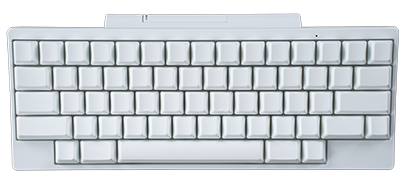 HHKB HYBRID Type S Snow i tasti senza lettere